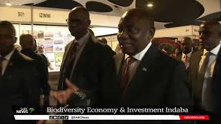 Inaugural Biodiversity Conference I Ramaphosa impressed by rich sustainable projects [upl. by Adonis]