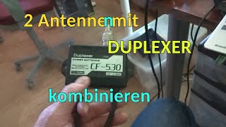 2 Antennen Dachboden mit DUPLEXER verbinden ► AOR 8600 DX ► Wettersonden empfangen ► Radiosondes [upl. by Frame]