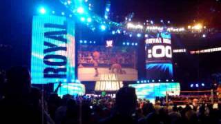 Drew Macintyres entrance at Royal Rumble 2010 [upl. by Aloke]