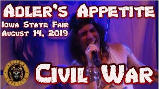 Adlers Appetite performing quotCivil Warquot at the Iowa State Fair  August 14 20194 [upl. by Shirley598]