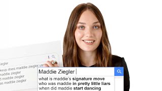 Maddie Ziegler Answers the Webs Most Searched Questions  WIRED [upl. by Oned]