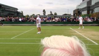 Wimbledon 2013 Kriek amp Fleming vs Cash amp Woodforde 3rd set tiebreaker [upl. by Vladi]