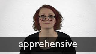 How to pronounce APPREHENSIVE in British English [upl. by Bollay307]