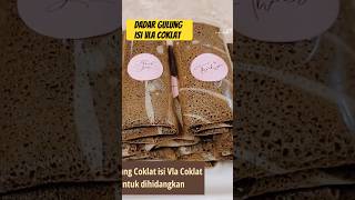 Dadar gulung coklat isi vla coklat dadargulung idejualan ideisiansnackbox ​⁠​⁠ilahskitchen [upl. by Yelekalb98]