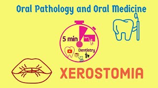 XEROSTOMIA  ORAL PATHOLOGY amp ORAL MEDICINE  QUICK LECTURE  5 min Dentistry [upl. by Christianity]