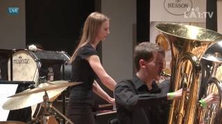 Toccata in D Minor  Leeds University at UniBrass 2016 [upl. by Hance]