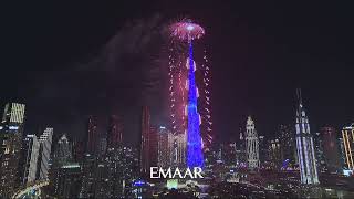 Emaar NYE 2022 Fireworks [upl. by Inalaehon]