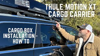 🔧📦 Unboxing amp Installing the Thule Motion XT L Cargo Carrier  CARGO BOX INSTALLATION  HOW TO 🔒🚗 [upl. by Cuthbert]