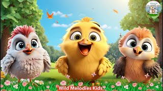 Cute Little Farm Animal Sounds Chick Eagle Owl Duck  Animal Sounds [upl. by Eednam]