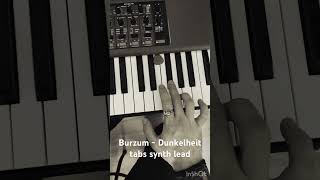 Burzum  Dunkelheit tabs synth lead Clavia Nord Electro 5D DX7 FullTines [upl. by Cacilie]