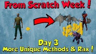 From Scratch Week  Day 3 Runescape 3 AFK Money Makers amp Rax [upl. by Ikram]