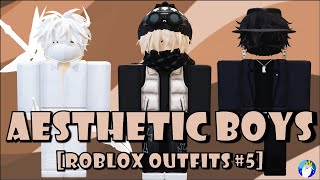 Aesthetic Boys Roblox Outfits Part 5 [upl. by Mychal574]