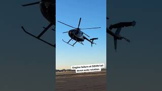 Helicopter 🚁 Autorotation Landing after Engine Failure [upl. by Enaxor69]