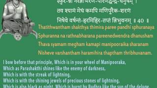 Blessings from Lakshmi  Soundarya Lahari Shloka 40 [upl. by Cannon]