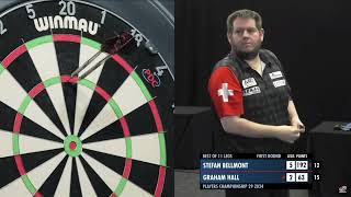 Darts 2024 Players Championship 29 Bellmont v Hall Highlights [upl. by Brennen]