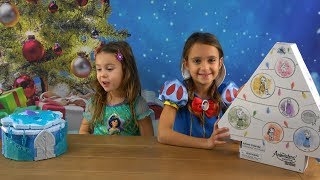 Disney Princess Advent Calendar Countdown to Christmas with Frozen Anna and Elsa and Rapunzel [upl. by Alberic]