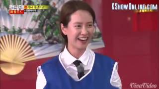 Song Ji Hyo vs Lee Kwang Soo Tummy Battle RM ep249 [upl. by Osyth216]