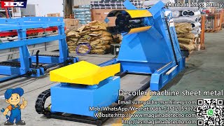 Decoiler machine sheet metal steel coil [upl. by Claud959]