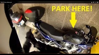 How to Park a Motorcycle [upl. by Allerbag810]