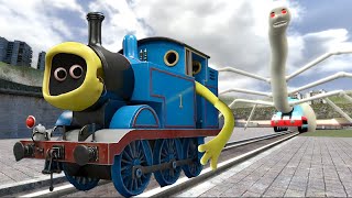 Building a Thomas Train Chased By Bone Thief and Thomas TrainCursed Thomas and Friends in GMOD [upl. by Raamaj]