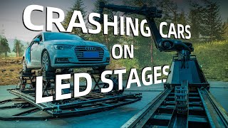 Crashing Cars on LED Stages  Virtual Production Unreal Engine amp Robots [upl. by Nasah]