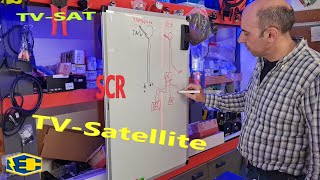 impianto antenna tv satellite scr [upl. by Erlond]