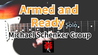 Michael Schenker Group  Armed and Ready Backing Track for Guitarists [upl. by Atimad]