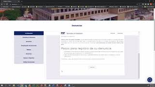 Tutorial para presentación de denuncias en línea [upl. by Gillan477]