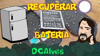 BATERIA NA GELADEIRA MITO OU VERDADE  MINHA EXPERIENCIA [upl. by Ynatterb]