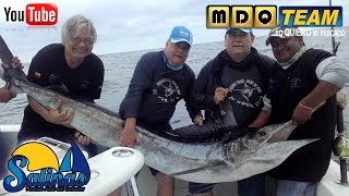 Pesca de Marlin Rayado en Salinas Ecuador The best heavy fishing [upl. by Gearard]