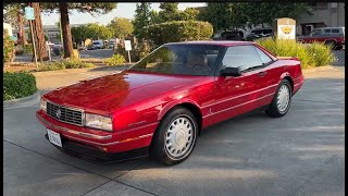 1993 Cadillac Allante Walk Around [upl. by Niwde73]