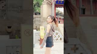 Follow Wukong to travel to Guangsheng Temple in Shanxitiktok dance douyin kpop blackpink [upl. by Yrrak812]