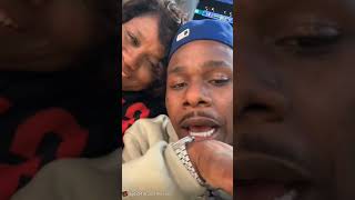 DaBaby Took His Mom To The Lakers vs Grizzlies Game dababy [upl. by Rehotsirk]