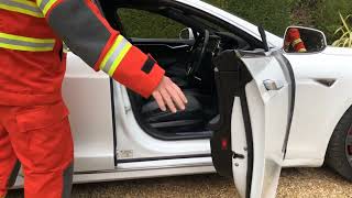 Vehicle Extrication Training vehicle overview video  Tesla Model S [upl. by Alig]