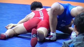 GrecoRoman Wrestling Korea 레슬링 – PIN at 66kg [upl. by Yrocej710]