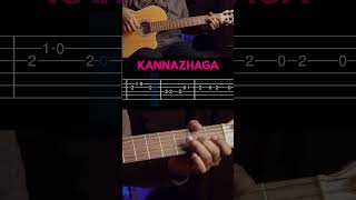 👀 Kannazhaga ❤️ Interlude BGM 🎸 Tabs Lesson [upl. by Eslehc903]