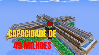 SALA DE BAU 1001 AUTOMATICA NO MINECRAFT BEDROCK [upl. by Neelhsa]