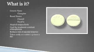 Clozapine Presentation [upl. by Neenad]