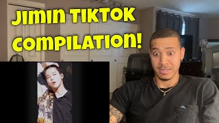 Park Jimin TikTok Compilation REACTION [upl. by Einner]