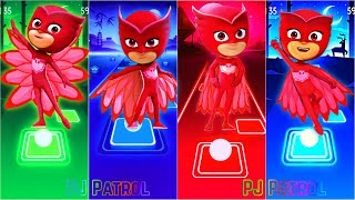 Team Owlette😍  Owlette 🆚 Owlette 🆚 Owlette 🆚 Owlette  PJ Masks 🎶 Tiles Hop EDM Rush [upl. by Posner]