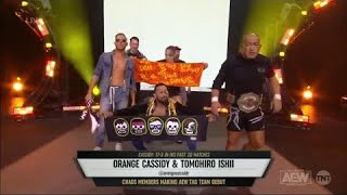 Orange Cassidy amp Tomohiro Ishii Debut Entrance  Dynamite  November 17 2021 [upl. by Thorr]