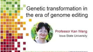 Genetic transformation in the era of GENOME EDITING [upl. by Ansilme418]