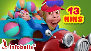 Ek Bandar Ne Kholi Dukaan  Bandar mama  Hindi Rhymes for Children  Infobells hindirhymes [upl. by Dolly237]