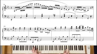 quotThe Entertainerquot Incredibly Difficult Jazz Piano Arrangement Score  Sound [upl. by Ijic]