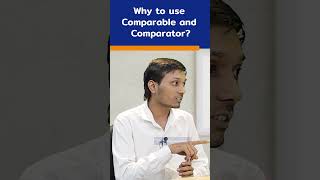 Java Interview Question  Why to Comparable amp Comparator  shorts kiransir javaprogramming [upl. by Ludie578]