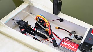 How to make Jet Turbo RC Boat using TFL Jet Thruster Brushless Motor [upl. by Icaj]