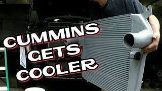 4th Gen 67 Cummins Intercooler Installation [upl. by Natehc]