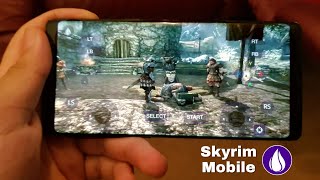 Skyrim Mobile Android Gameplay  Play Skyrim On Your Phone 2018 Liquid Sky [upl. by Durrett]