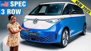 2025 Volkswagen ID Buzz First Look  America Finally Gets Our Bus  Interior Range amp More [upl. by Liva]