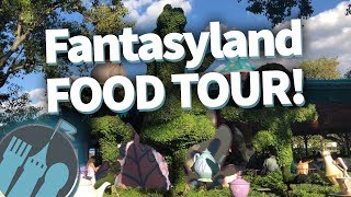 Disney World Food Tour EVERY Restaurant in Fantasyland [upl. by Mercado]